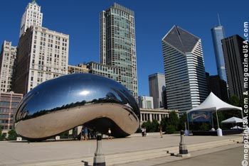 Millennium Park in Chicago, hier: Cloud Gate (The Bean)