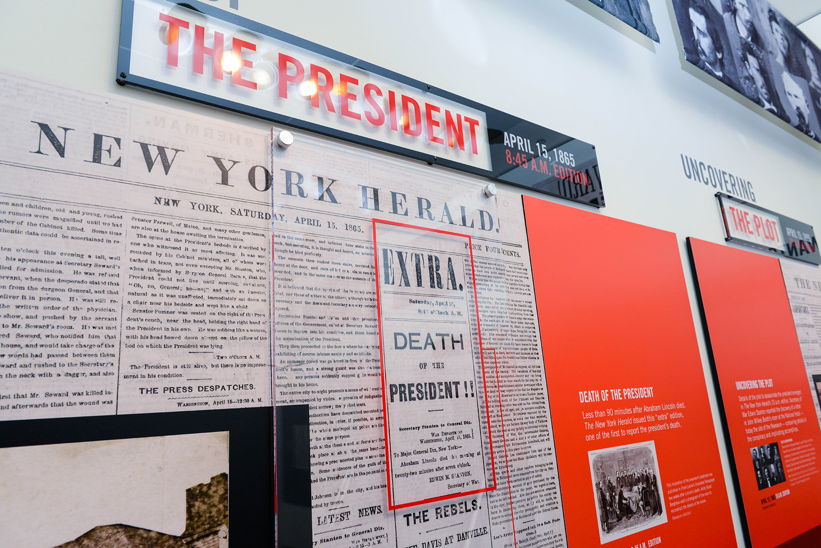 Newseum Lincoln Exhibit (Foto copyright Derek Reynolds)