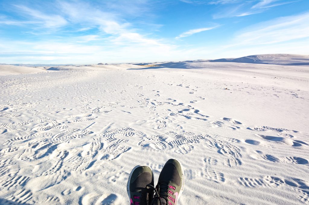 White Sands National Monument im U.S. Bundesstaat New Mexico