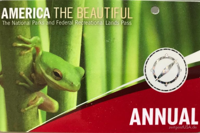 U.S. Nationalpark Pass für ein Jahr