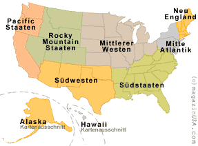 USA-Regionen