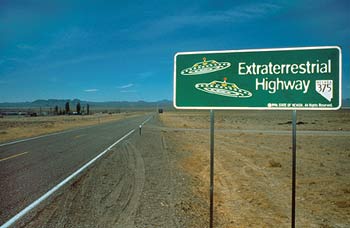 ET Highway Straßenschild (photo: Travel Nevada)