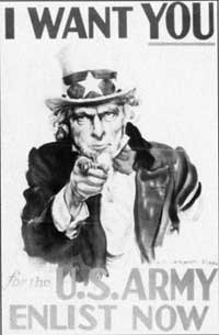 Uncle Sam -- I want you! (photo: U.S. National Archive)