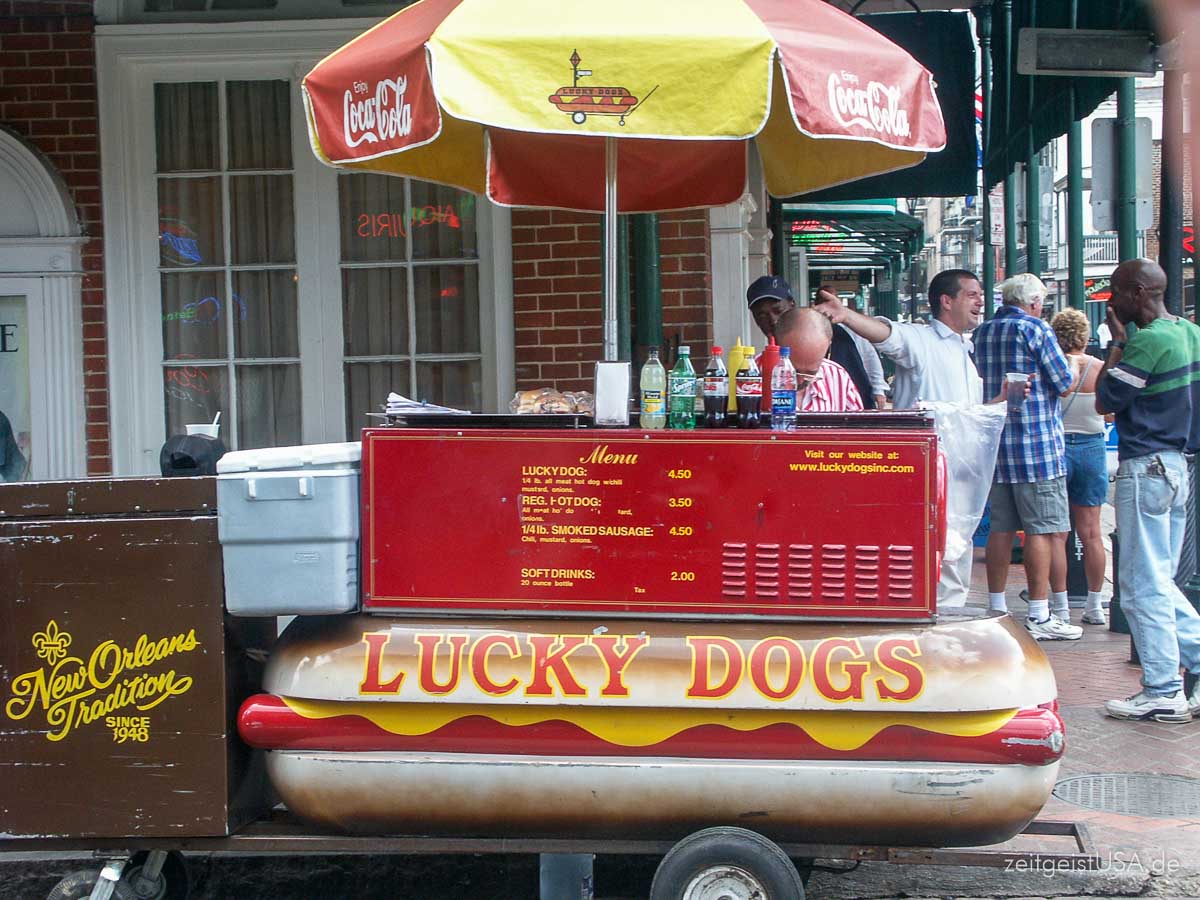 Hot Dog Stand in New Orleans