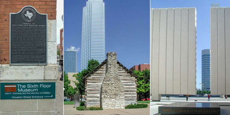 Dallas Sehenswürdigkeiten: Sixth Floor Museum, First House in Dallas, JFK Memorial