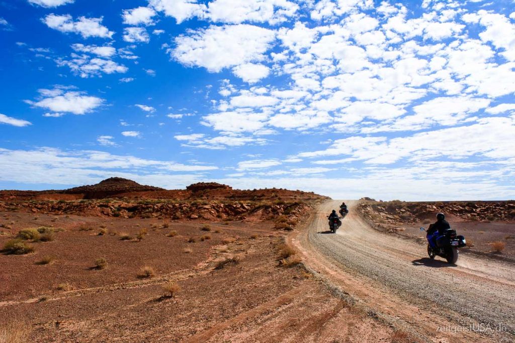 Motorradtouren in Utah, Monument Valley