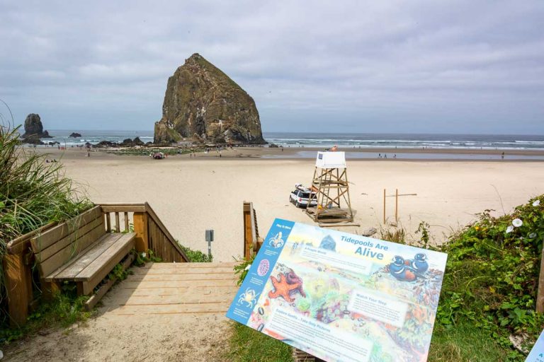 Haystack Rock, Cannon Beach, Oregon, USA