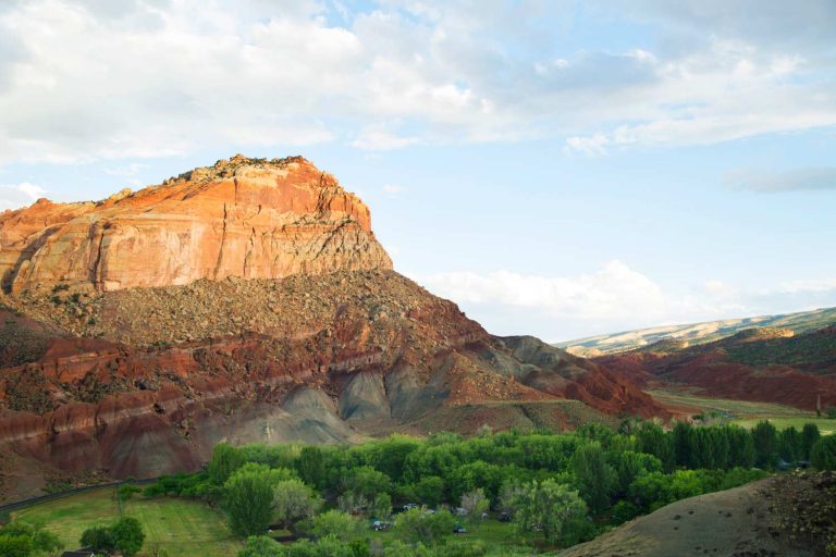 Fruita Campground, Capitol Reef NP (photo: NPS/Hannah Taylor)