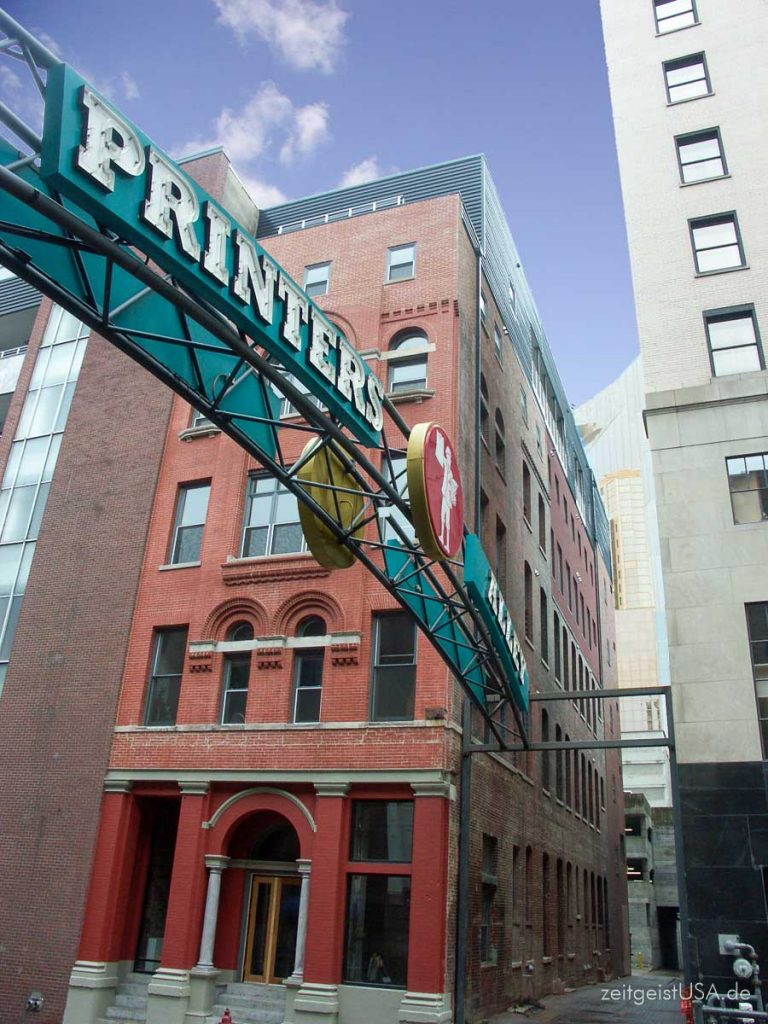 Printer's Alley, Nashville Downtown