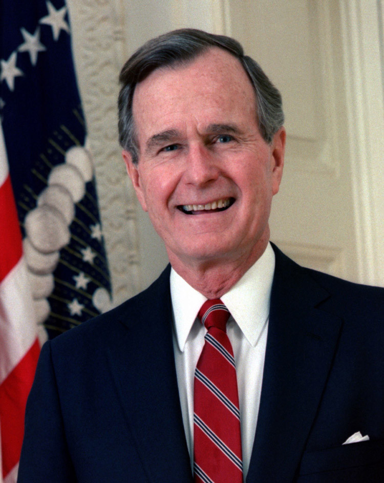 George H W Bush, 41. Präsident der USA