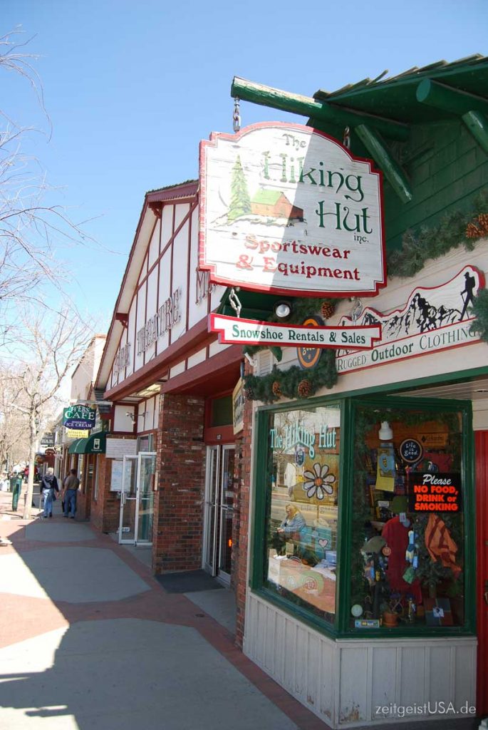 Shops in Estes Park, Colorado, USA