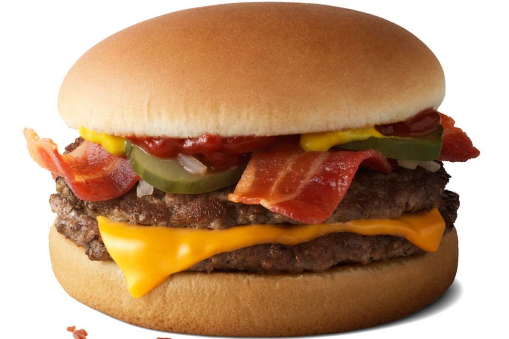 McDonald's Bacon McDouble [photo by McDonalds]